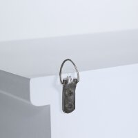 Wandregal cremeweiß Wandgarderobe 75cm Wandschrank Vintage