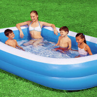 Pool aufblasbar 211x132x46cm Swimmingpool Familienpool Kinderpool