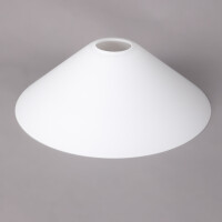Schusterschirm Vestaschirm weiß matt Ø 250mm Lampenglas Ersatzglas