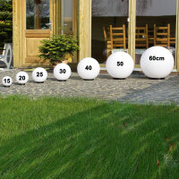 Kugelleuchte inkl. 3m Anschlußkabel Ø 40cm Kugellampe Gartenleuchte Aussenleuchte
