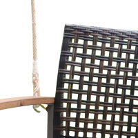 Hängebank Braun 114cm Schaukel 2-Sitzer Bank