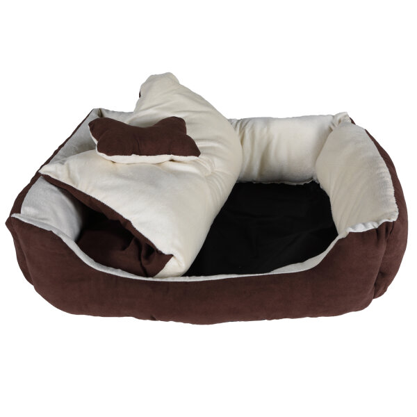 Ellie-Bo Hundebett Aus Sherpa-Fleece – Wendbar, Rutschfest, Für 107 Cm Käfig