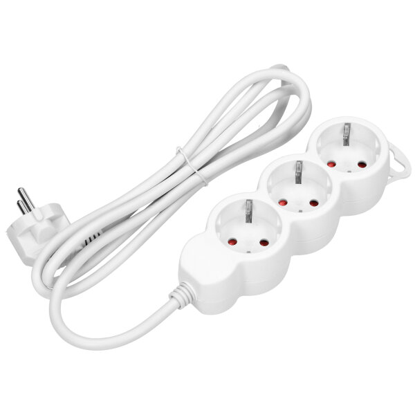 Realmade 3er Steckdosenleiste Mit 3m Kabel - Überlastschutz & Kindersicherung