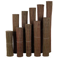 Weidenmatte Sichtschutz H:80-200cm Zaun Windschutz L:300 / 500cm Sichtschutzmatte Weidenzaun  60 300