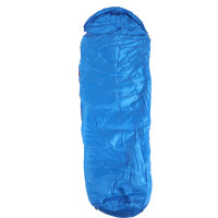 Mumienschlafsack und Deckenschlafsack in verschiedenen Farben