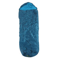 Mumienschlafsack und Deckenschlafsack in verschiedenen Farben