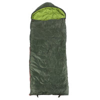 Mumienschlafsack und Deckenschlafsack in verschiedenen Farben