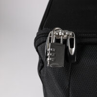 Kofferset Reisekoffer 2er Set Stoff mit 2 Rollen Schwarz