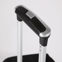 Kofferset Reisekoffer 2er Set Stoff mit 2 Rollen Schwarz