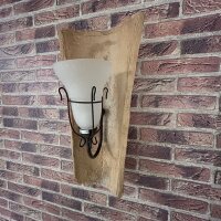 Wandleuchte Dachziegelleuchte Wandlampe Landhausstil E14 handgefertigt Lampe
