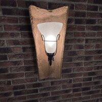 Wandleuchte Dachziegelleuchte Wandlampe Landhausstil E14 handgefertigt Lampe