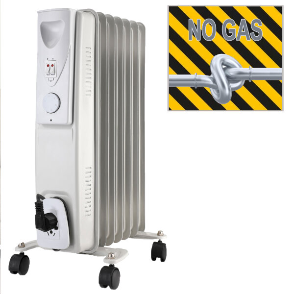 Heller Ölradiator 2000W Elektroheizung Mit Rollen In Nordrhein