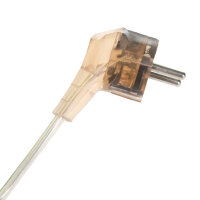 Anschlussleitung transparent 3x0,75m²  mit Stecker und Schalter