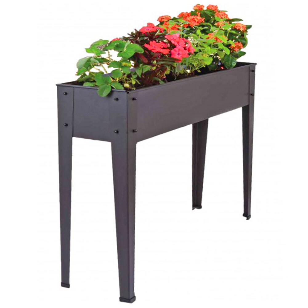 Froadp Hochbeet 340L Oval - Rostfreies Metallbeet 120x60x60cm Für Gemüse & Kräuter