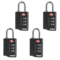 TSA Zahlenschloss, Kofferschloss 3er Set