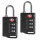 TSA Zahlenschloss, Kofferschloss 3er Set