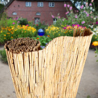 Schilfmatte Sichtschutzmatte Schilfrohrmatte 600x60cm