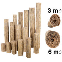 Schilfmatte Sichtschutzmatte Schilfrohrmatte 600x60cm