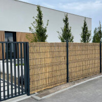 Schilfmatte Sichtschutzmatte Schilfrohrmatte 600x110cm