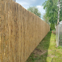 Schilfmatte Sichtschutzmatte Schilfrohrmatte 600x110cm
