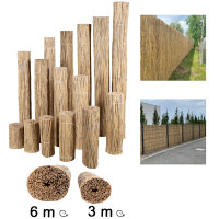 Schilfmatte Sichtschutzmatte Schilfrohrmatte 600x110cm