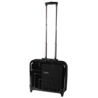 Hartschalenkoffer Business Koffer Trolley Schwarz glänzend