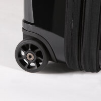 Hartschalenkoffer Business Koffer Trolley Schwarz glänzend