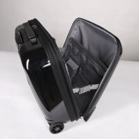 Hartschalenkoffer Business Koffer Trolley Schwarz glänzend