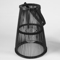 Laterne Holzlaterne Windlicht 2er Set Gartenlaterne Dekolaterne H:34,5cm