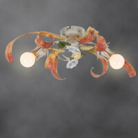 Deckenleuchte Deckenlampe Florentiner 2xE14 handgefertigt exkl.Leuchtmittel