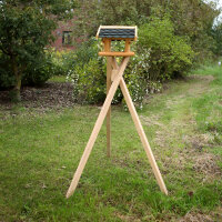 Vogelhausständer Dreibein Ständer Holz Gestell 102cm