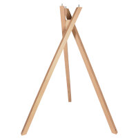 Vogelhausständer Dreibein Ständer Holz Gestell 102cm