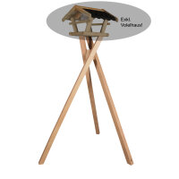 Vogelhausständer Dreibein Ständer Holz Gestell 102cm
