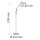 Stehlampe Stehleuchte Orta Wofi 3446.01.54.7000 Dimmbar Chrom