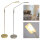LED Stehlampe Cory Wofi 3321.01.32.6000 Dimmbar LED 8W Nickel Messing