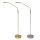 LED Stehlampe Cory Wofi 3321.01.32.6000 Dimmbar LED 8W Nickel Messing