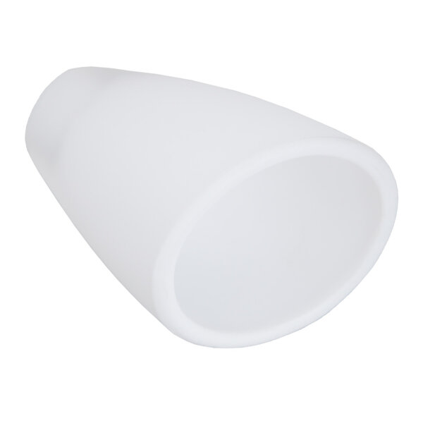 Schutenglas weiß Lampenglas Leuchtenglas Opalglas Tulpenform Ersatzglas