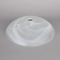 Glas-Lampenschirm 400 Mm Weiß Matt – Ersatzglas Für E27 Fassung, Lochmaß 42 Mm, Für Leuchten Und