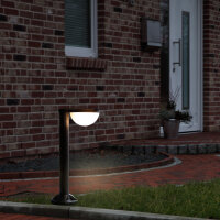 Wegeleuchte Gartenleuchte Aussenleuchte Wegelampe schwarz Höhe 54,5 -104,5cm