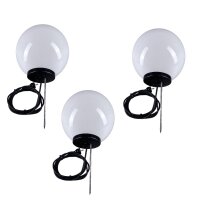 Kugelleuchten Außenleuchten Kugellampen Set 3x...