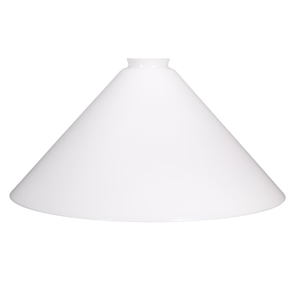 Schusterglas Lampenglas Schusterschirm weiß Opalglas Ø 350mm