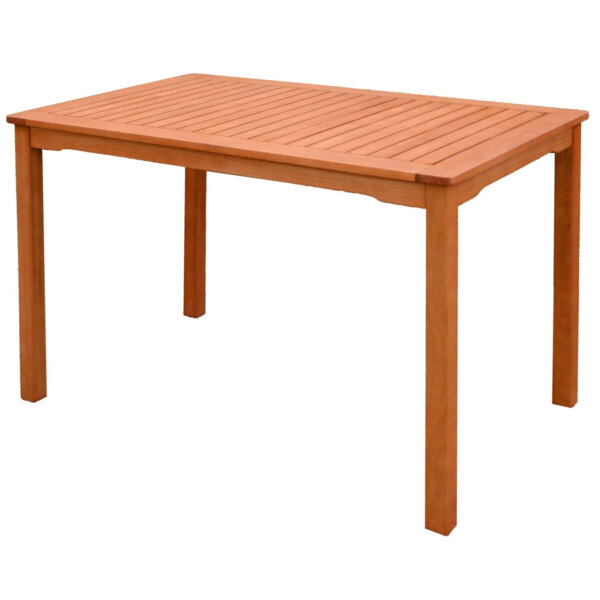 Gartentisch Holztisch Tisch Balkon Terrasse Eukalyptus geölt 110x70x75cm