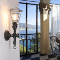 Wandleuchte Wandfackel Industrial-Style E27 Wandlampe 230V dekorativ max.60W