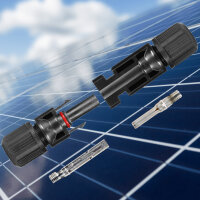 PV Solarstecker Steckverbindung MC4-Stecker Buchse Kupplung Solar Komplettset