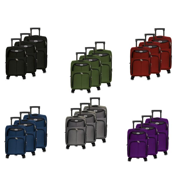 Reisekoffer Mykonos – Leicht, robust & sicher, Softshell-Koffer mit TSA-Schloss, 360° Rollen