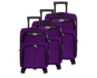 Reisekoffer Mykonos – Leicht, robust & sicher, Softshell-Koffer mit TSA-Schloss, 360° Rollen