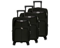 Reisekoffer Mykonos – Leicht, robust & sicher, Softshell-Koffer mit TSA-Schloss, 360° Rollen