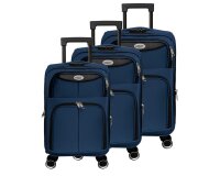 Reisekoffer Mykonos – Leicht, robust & sicher, Softshell-Koffer mit TSA-Schloss, 360° Rollen