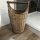 Toilettenpapierhalter Korb Aufbewahrungskorb m.Schriftzug Naturrattan