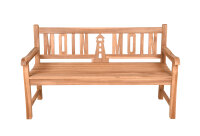 Gartenbank Moin Moin 150 cm – 3-Sitzer Teakholz...